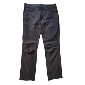 Eddie Bauer Men's Tech Pants Gray size 34X32 Nylon & Spandex, hiking, outdoor